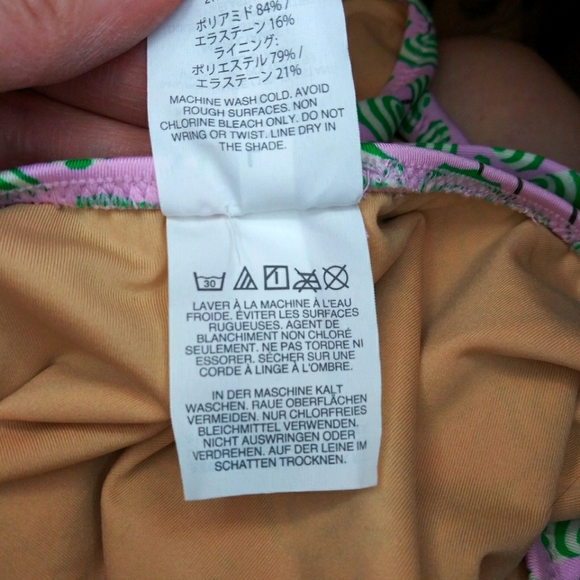 J. Crew Playa Key West One-Piece Pink & Green Beach Umbrella Print Swimsuit - Picture 12 of 13